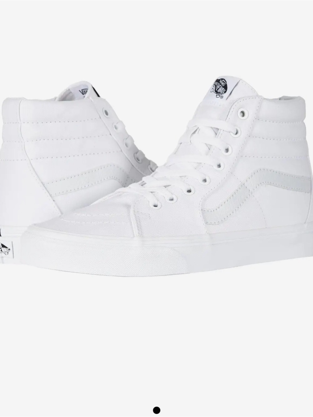 Vans All-White High-Top Skate Sneakers